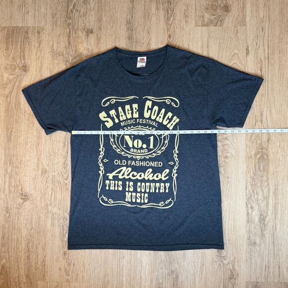 Stagecoach Music Festival T-Shirt 2018 Lineup Graphic Tee Navy Large - Picture 4 of 5